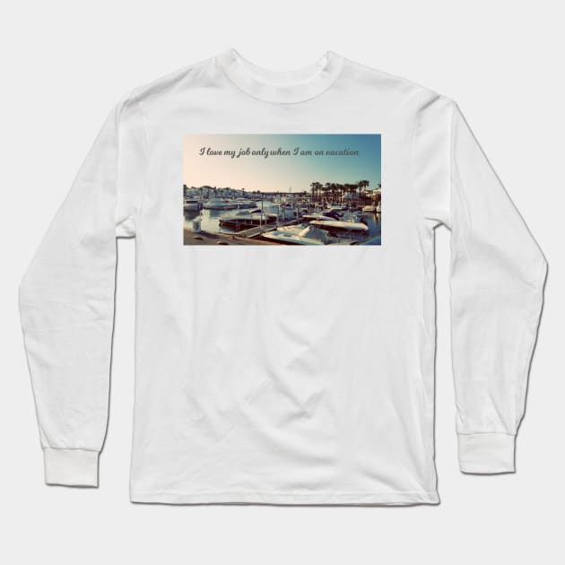 Holidays vacation in Minorca in Mediterranean Sea Long Sleeve T-Shirt by fantastic-designs